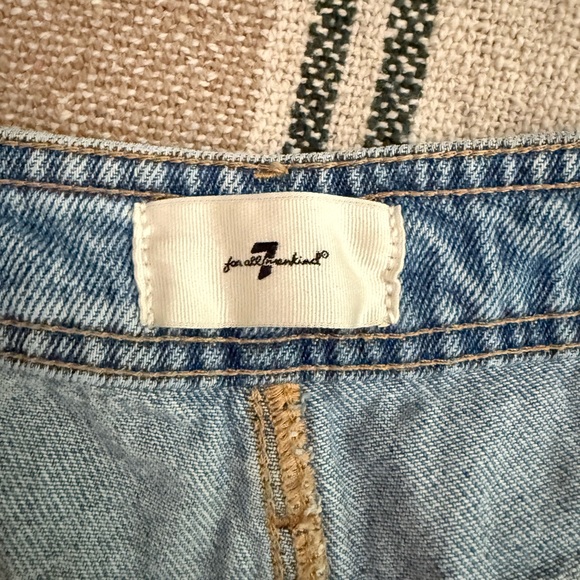 7 For All Mankind Light Blue Flare Jeans - Picture 4 of 5